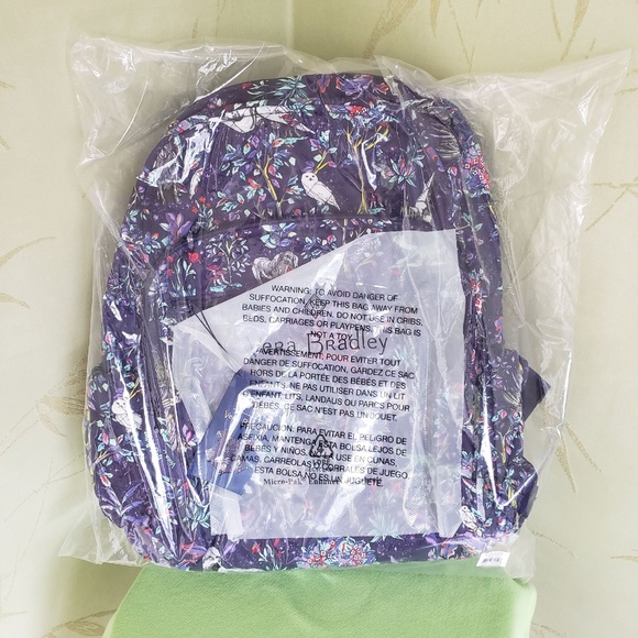 VERA BRADLEY HARRY POTTER CAMPUS BACKPACK:NWT FORBIDDEN FOREST - Picture 12 of 12